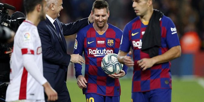 Messi’den tarihi hat-trick