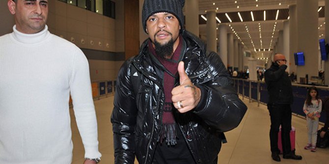 Felipe Melo, İstanbul'a geldi