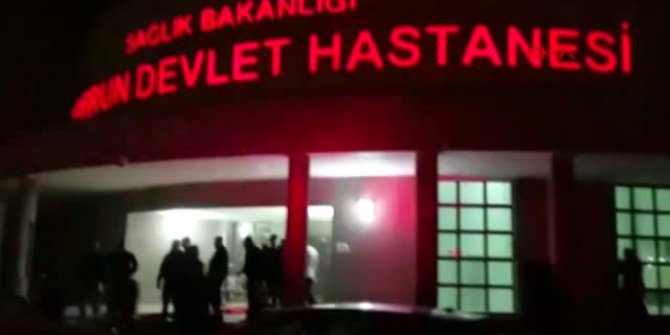 Devlet Hastanesi'nde yangın