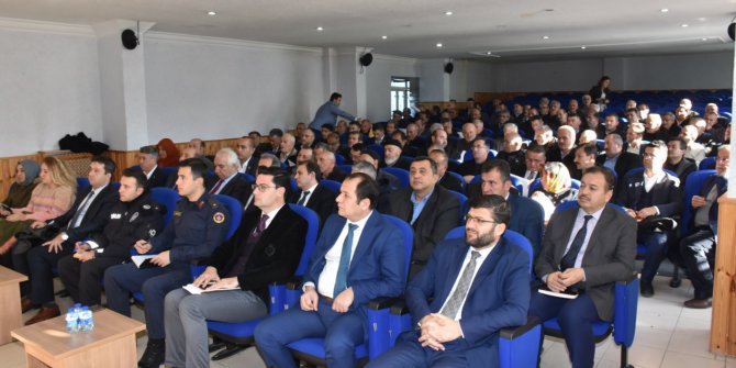 Kızılcahamam'da Muhtarlar Toplantısı yapıldı