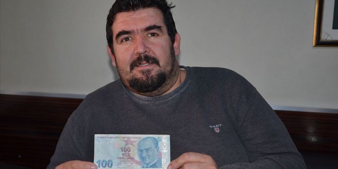 Hatalı basım 100 lira 100 bin liradan satışa çıkarıldı