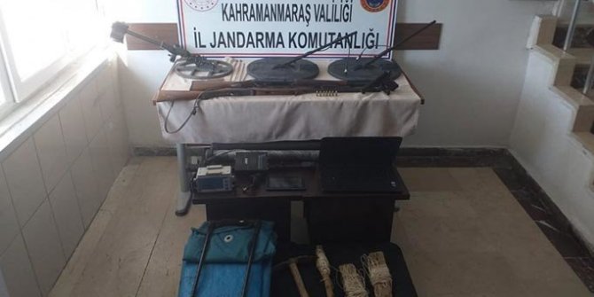 Kaçak kazı yapan arkeolog yakayı ele verdi