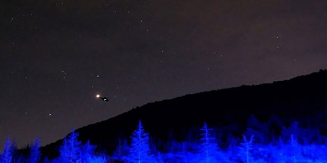 Uçurumdan yuvarlanan bisikletçiyi MAK timleri helikopterle kurtardı