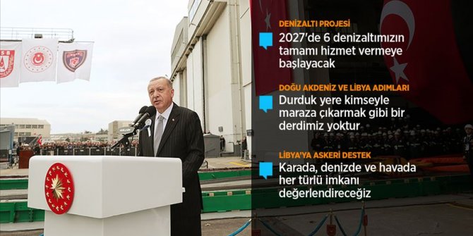 Cumhurbaşkanı Erdoğan: Türkiye attığı adımlardan kesinlikle geri dönmeyecektir