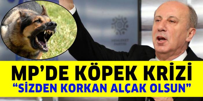 Memleket Partisi’nde “köpek” krizi: Sizden korkan sizin gibi alçak olsun!