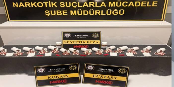 Kırşehir'de çok sayıda madde ele geçirildi
