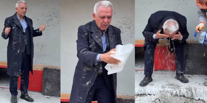 Mamak Belediye Başkanı kaza atlattı: Betona gömülüyordu