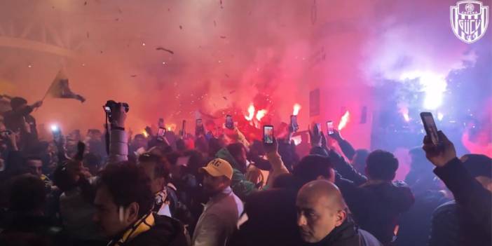 Ankaragücü’ne havalimanında coşkulu karşılama: Taraftar takımla buluştu