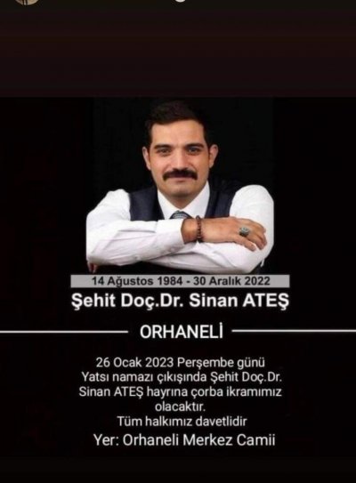 sinan ateş hayrına çorba ikramı duyurusu