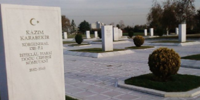Kazım Karabekir mezarı devlet mezarlığı