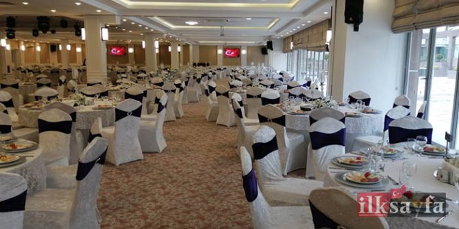 Hakimevi'nde yemekli düğün de yapılabiliyor
