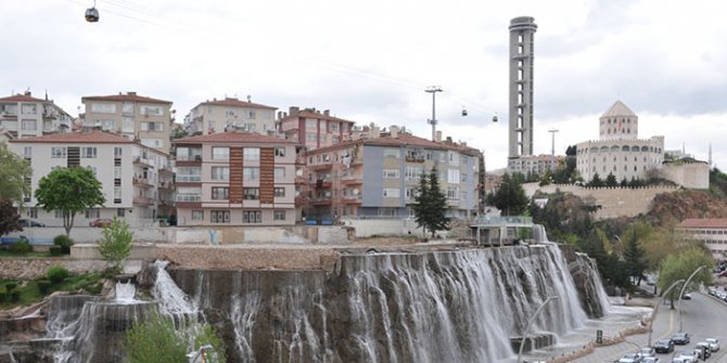 Keçiören şelale estergon kalesi kule