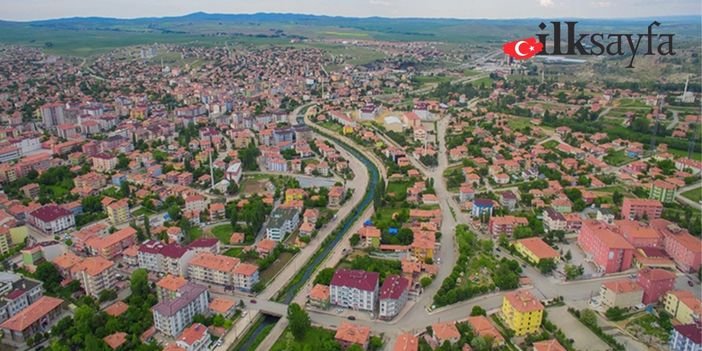 yozgat merkezinin yüksekten görünüşü