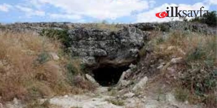 yenifakıllı ilçesinde bir mağaranın görüntüsü