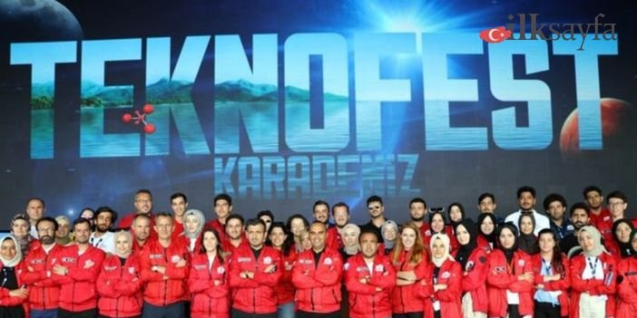 Teknofest organizasyonunun karadeniz alanından bir kare