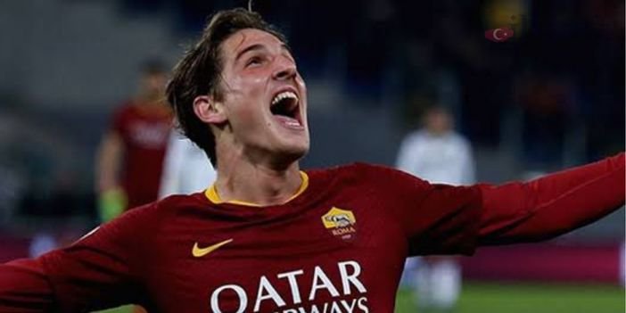 Nicolo Zaniolo gol sevinci fotoğrafı