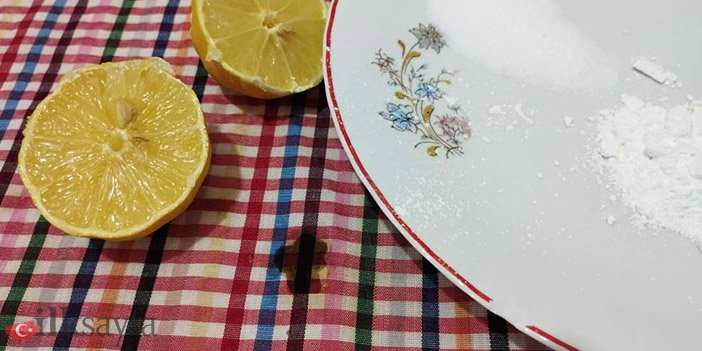 doğal leke çıkarma yöntemleri ile leke çıkarma görüntüsü