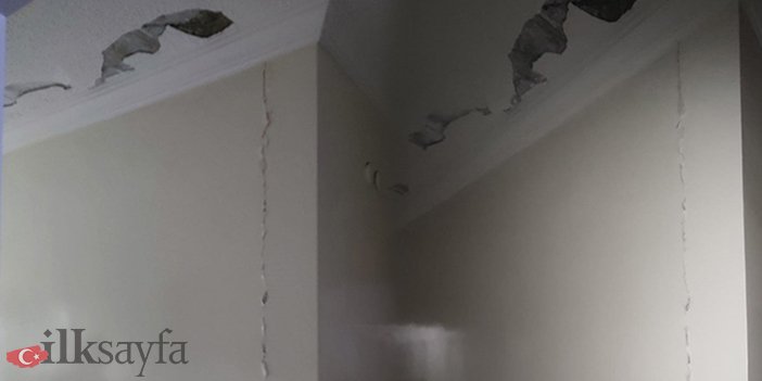 artçı sarsıntı ardından kırılan yapı fotoğrafı