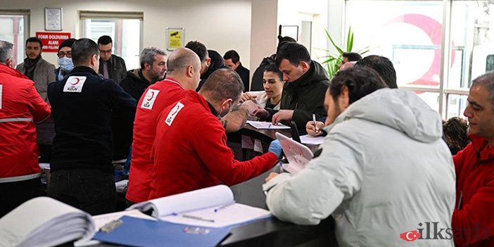 Kan verme merkezi içerisindeki insanlar