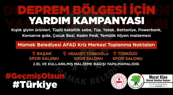 mamak yardım toplama alanları