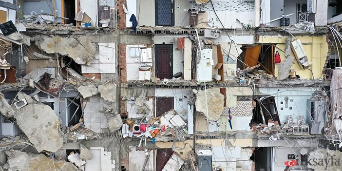 kahramanmaraş merkezli deprem fotoğrafı