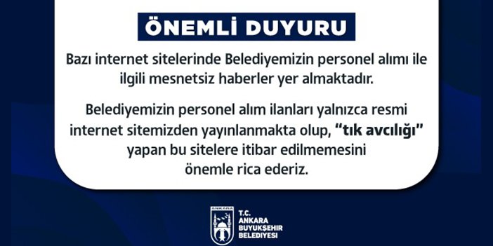 ABB tık avcılığı uyarısı