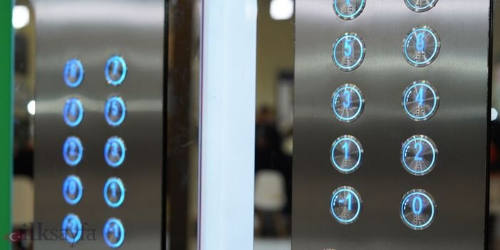 Asansör fuarlarında sergilenen tuşlar