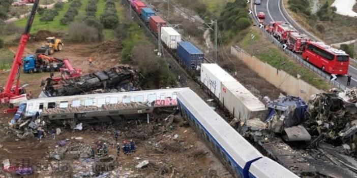 yunanistan tren kazası