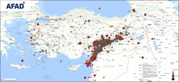 AFAD’dan 1 Aylık Deprem Bilançosu: 13 Bin Deprem!