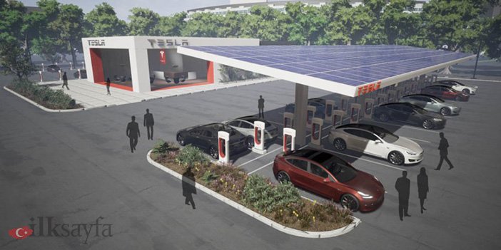 Tesla şarj istasyonları