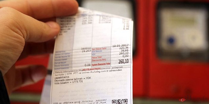 Deprem bölgesinde hangi faturalar silindi