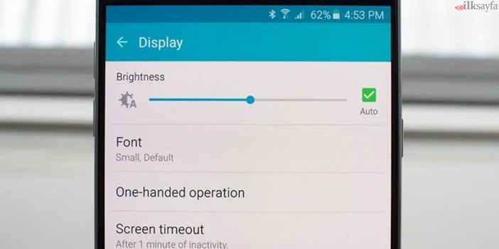 Android ekran parlaklığı hatası