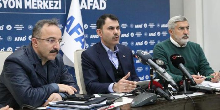 Bakan Kurum açıklama yaptı