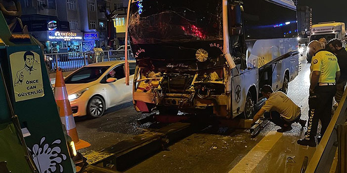 istanbul'da trafik kazası