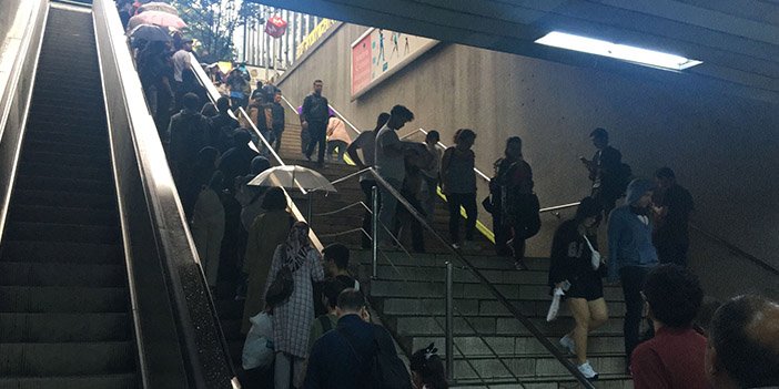kızılay metro altını su bastı
