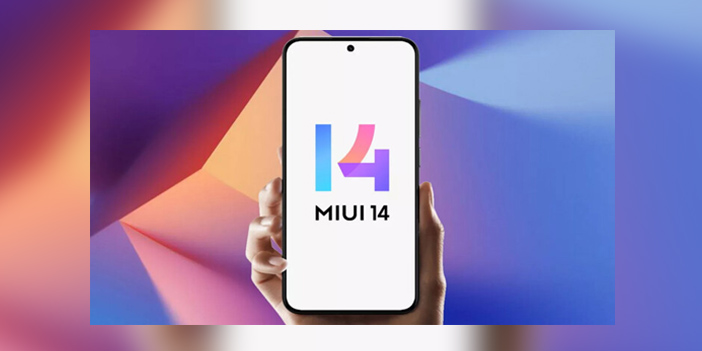 MIUI 14 telefon ve kadın eli