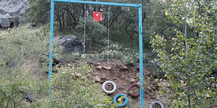 Kıbrıs Kanyonu Türk bayrağı