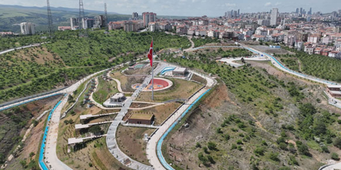 ankara Bademlidere Cumhuriyet Parkı'ndan görüntü