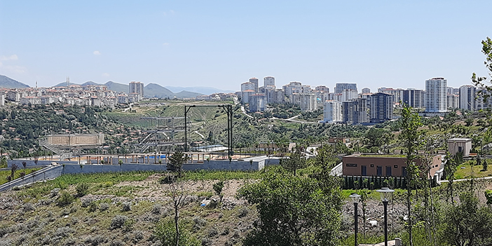 Ankara Bademlidere Cumhuriyet Parkı manzarası