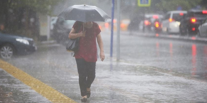 afad'ın uyardığı sağanak yağıştan bir görüntü
