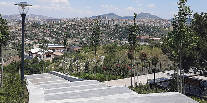 Bademlidere Cumhuriyet Parkı yürüyüş yolu