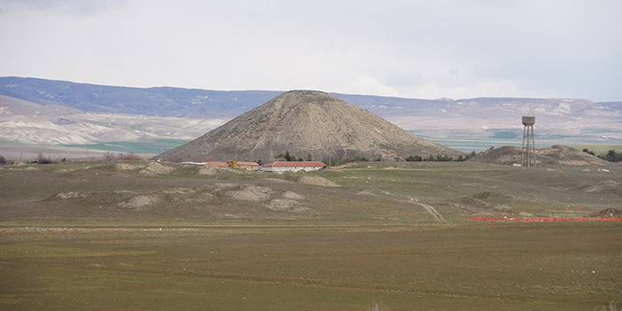 Ankara'nın dünya mirası Gordion Antik Kenti'nin uzaktan görütüsü
