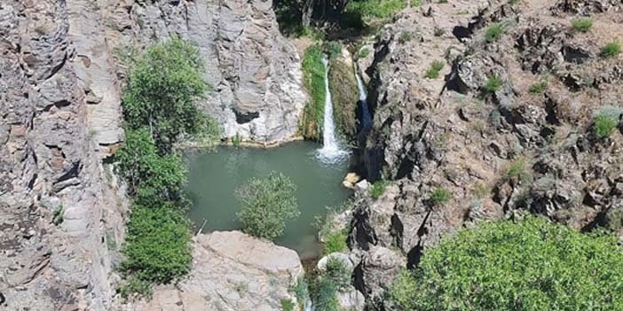 Horla Şelalesi yukarıdan görünümü
