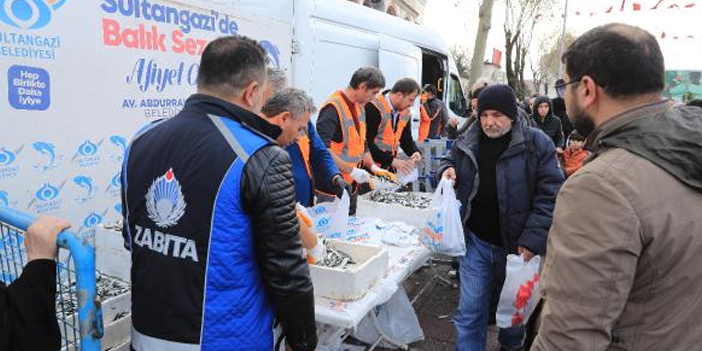 Sultangazi balığa doydu