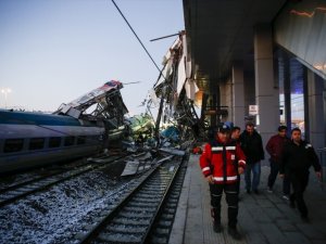 Ankara'daki YHT kazasından ilk görüntüler