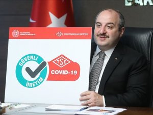 Sanayi ve Teknoloji Bakanı Varank: Kovid-19 güvenli üretim belgeleri verilmeye başlandı