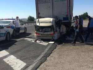 Ankara'da gurbetçi aile kaza yaptı: 5 ölü