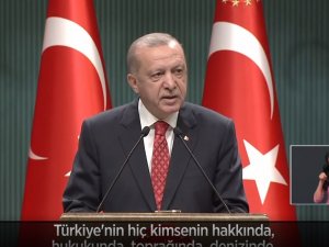 Cumhurbaşkanı Erdoğan Kabine Toplantısı'nın ardından millete seslendi