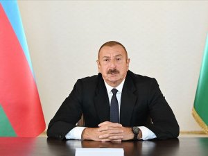 Azerbaycan Cumhurbaşkanı Aliyev: Ermenistan'ın namert hareketleri Azerbaycan halkının iradesini kıramayacak