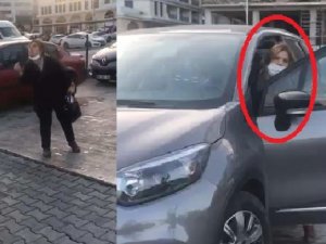 Hatalı park ettiği aracı emniyet otoparkına çekilen kadın, polis memurlarına hakaret etti